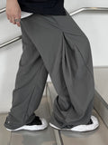 Nylon Line Maxi Snap Pants (botton)