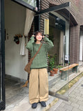 [unisex] Ponko over cable knit