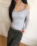 Nahil See-through Long Sleeve T-shirt