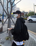 Summer barfice side banding wind hood jacket
