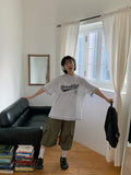 [unisex] Muho Printing Over Short Sleeve T-shirt