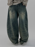 Lowen damage balloon denim