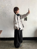 [unisex] Wylen Nylon Printing Over Sweatshirt