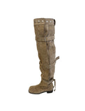 Meville Buckle Strap Psy-High Boots