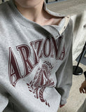 Open 5 Button Regona Washing Sweatshirt