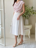 Lepia flared long skirt