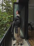 Heart Pocket Parachute Cargo Pants