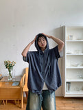 Hyoshi Summer Hood Short Sleeve Wind Jumper