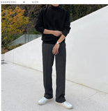 Acid banding semi-wide slacks