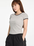 W Basic Ringer T-shirt