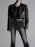 Taylor leather crop jk