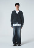 DAMAGE COLOUR DYE CARDIGAN