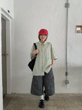 [unisex] Yuldi Banding Cargo Bermuda Pants