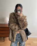 Fib Premium Mix Fur Coat