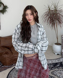 Belle loose check shirt