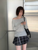 [Scarf SET] Shishu Soft One-Off Rib Knit