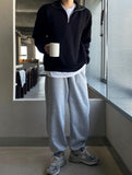 1+1 USA Cotton Tantan Wide Pants & Jogger Pants