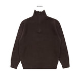 Soft Cathy Half Zip Up Collar Knit