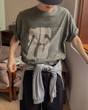 Pauline 75 Lettering Pigment Short Sleeve T-Shirt