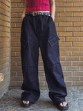 Bias Raw Edge Carpenter Cargo Pants