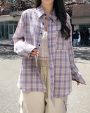 Hani Summer Loose Fit Check Shirt
