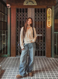 Bonnie Low Rise Wide Denim Pants