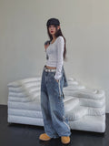 [U-BASIC] Sina Slimming Basic Square Long Sleeve