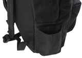 Flower Smile Embroidery One Pocket Backpack