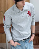 Herald Horse Embroidered PK Long Sleeve