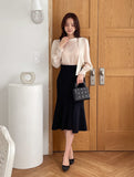 Noen Tencel Chiffon Tie Blouse