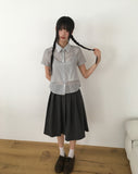 Willow see-through layered sleeveless shirt