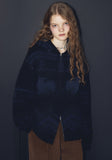 [2-WAY] Nordic Winter Hood Knit Zip-up