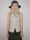 PIGMENT SLIT SLEEVELESS