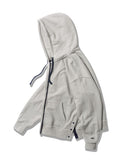 Snap Point Hood Zip-Up