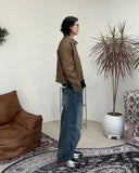 Mark Curved Dart Denim Pants