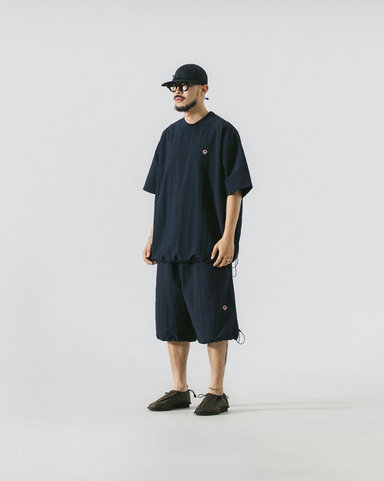 ANGLAN (アングラン) - [AG] Nylon Wappen String Half Pants – einz.jp