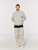 Wide Cargo Parachute Pants