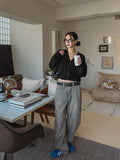 [U-BASIC] Basic Balloon Cropped Cardigan