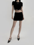 Ruto strap cropped tee