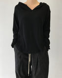 SLENDER SLIT HOODY