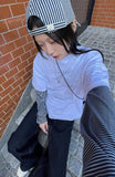 RAW CURVE STITCH DENIM