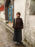 [Unisex] Furund Cashmere Warmer Round Long Sleeve Knit