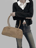 Gitter Suede Shoulder Bag