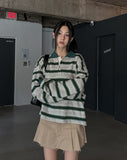 Hedin Stripe Collar Long Sleeve
