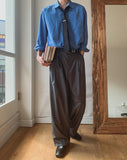 Roarc Two-Tuck Wide Slacks