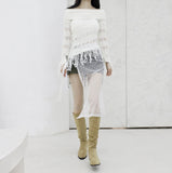 Vne Nylon String Mini Skirt