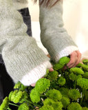 Bekil Henley Neck Collar Wool Long Sleeve Knit