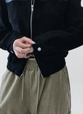 MIX SUEDE BLOUSON JP