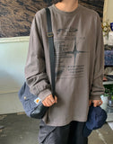 [unisex] Brand Print Long Sleeve T-Shirt