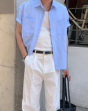 Himez Oxford Roll-up Short Sleeve Shirt